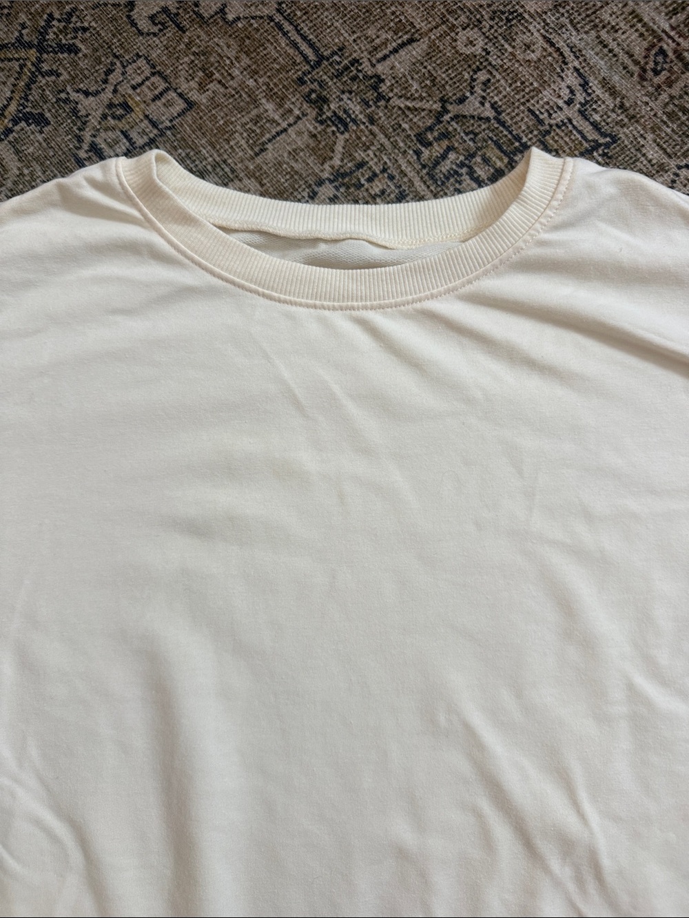 Women light yellow Lounge Tee & Short Set - Picture 3 of 3